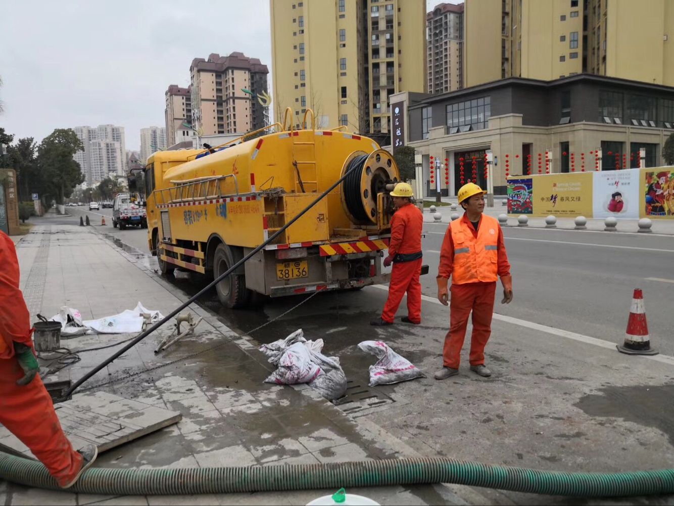 路北排污管道清淤-管道清洗
